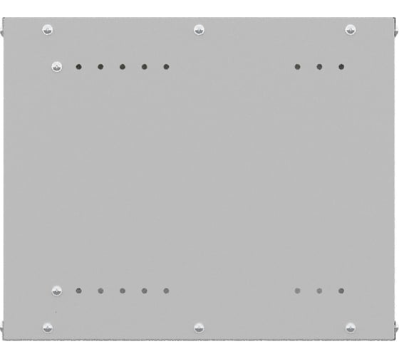 Шкаф настенный телекоммуникационный NTSS W 15U 600х450х770мм, 2 профиля 19, дверь сплошная металл, боковые стенки съемные, разобранный, серый RAL 7035 NTSS-W15U6045FD