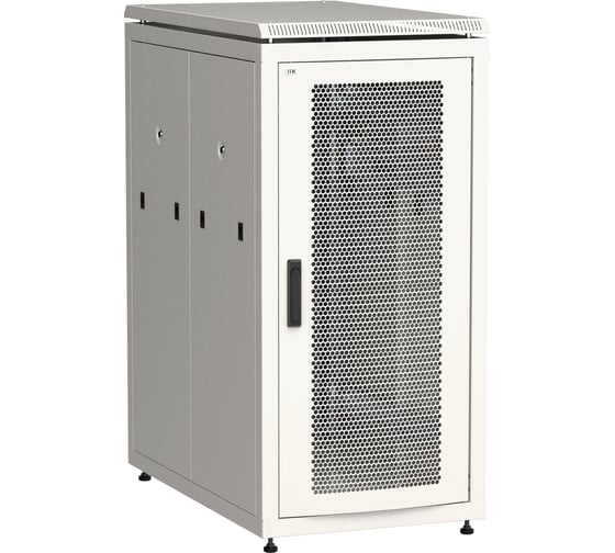 Шкаф сетевой ITK LINEA N 19 18U 600х1000мм перфорированная передняя дверь серый LN35-18U61-P 1