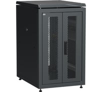 Шкаф сетевой ITK LINEA N 19 18U 600х800мм двери передняя перфорированная задняя двустворчатая перфорированная черный LN05-18U68-2PP