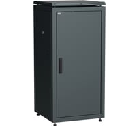 Шкаф сетевой ITK LINEA N 19 18U 600х600мм металлическая передняя дверь черный LN05-18U66-M