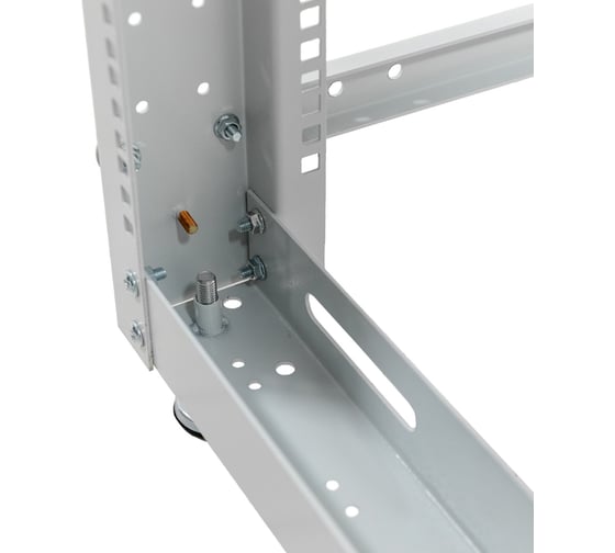 Стойка серверная NTSS OR двухрамная, 33U, 600-1000мм, комплект ножек, серый RAL 7035 NTSS-2POR33U/600-1000