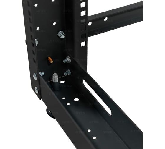 Стойка серверная NTSS OR двухрамная, 37U, 600-1000мм, комплект ножек, черный RAL 9005 NTSS-2POR37U/600-1000-BL