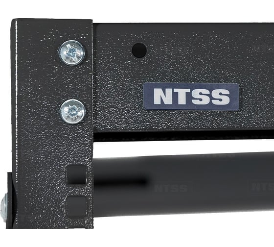 Стойка серверная NTSS OR двухрамная, 37U, 600-1000мм, комплект ножек, черный RAL 9005 NTSS-2POR37U/600-1000-BL