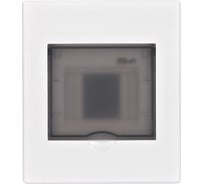 Корпус Dekraft пластиковый, навесной прозр. дв. 1 ряд 4 мод. IP41 ЩРН-П 31060DEK