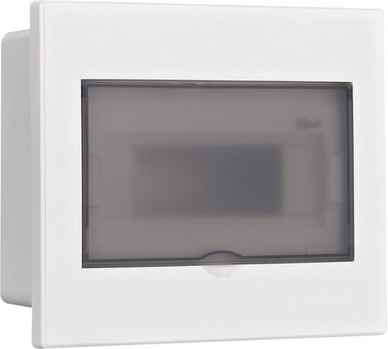 Корпус Dekraft пластиковый, навесной прозр. дв. 1 ряд 9 мод. IP41 ЩРН-П 31062DEK