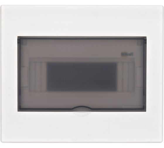 Корпус встраиваемый Dekraft прозрачная дверца 1 ряд 9 мод. IP41 ЩРВ-М 31072DEK 1