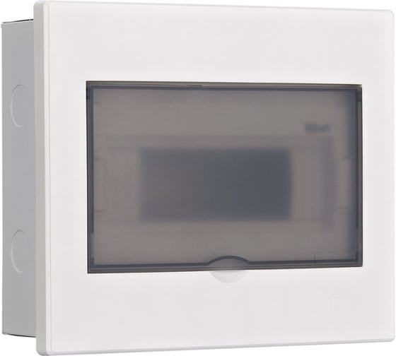 Корпус встраиваемый Dekraft прозрачная дверца 1 ряд 9 мод. IP41 ЩРВ-М 31072DEK