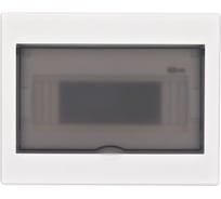 Корпус пластиковый Dekraft встраиваемый прозрачная дверца 1 ряд 9 мод. IP41 ЩРВ-П 31052DEK