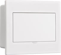 Корпус пластиковый Dekraft встраиваемый белая дверца 1 ряд 9 мод. IP41 ЩРВ-П 31082DEK