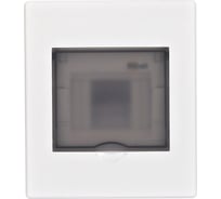 Корпус встраиваемый Dekraft прозрачная дверца 1 ряд 4 мод. IP41 ЩРВ-М 31070DEK