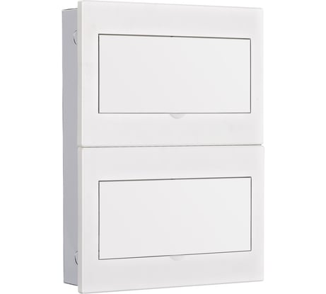 Корпус встраиваемый Dekraft белая дверца 2 ряда 26 мод. IP41 ЩРВ-М 31106DEK
