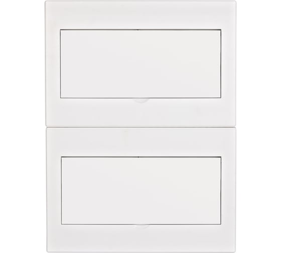 Корпус встраиваемый Dekraft белая дверца 2 ряда 26 мод. IP41 ЩРВ-М 31106DEK