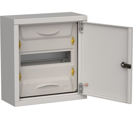 Корпус металлический IEK TITAN 5 ЩРн-12 (1x12) 335x310x140 IP31 серый TI5-50-N-012-31-7035