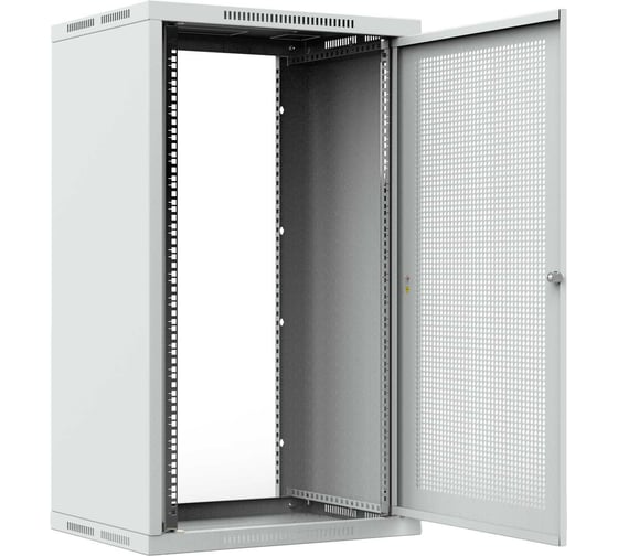 Шкаф телекоммуникационный настенный 44ММ ШТНС-18U-600-450-П-RAL7035 44.03.00053