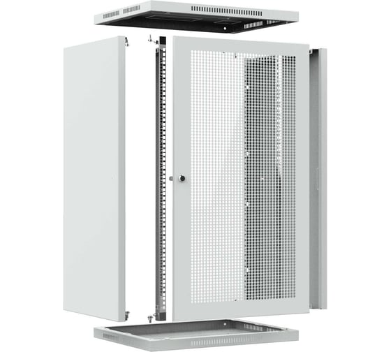 Шкаф телекоммуникационный настенный 44ММ ШТНС-18U-600-450-П-RAL7035 44.03.00053