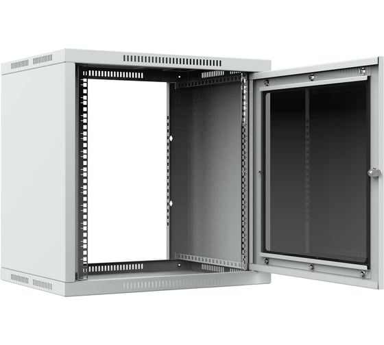 Шкаф телекоммуникационный настенный 44ММ ШТНС-12U-600-550-С-RAL7035 44.03.00033