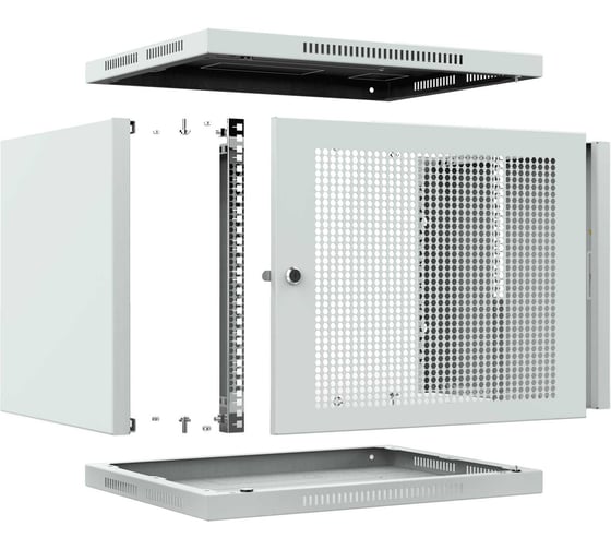 Шкаф телекоммуникационный настенный 44ММ ШТНС-9U-600-650-П-RAL7035 44.03.00023