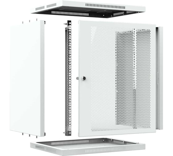 Шкаф телекоммуникационный настенный 44ММ ШТНС-15U-600-350-П-RAL7035 44.03.00038