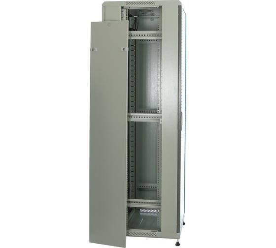 Шкаф 19 дюймов телекоммуникационный W&T 42U СЕРВЕРНЫЙ 800x1000 СЕРЫЙ C4280100GWTWOF
