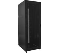 Шкаф 19 дюймов телекоммуникационный W&T 42U СЕРВЕРНЫЙ 800x1200 ЧЁРНЫЙ D4280120BWTWOF