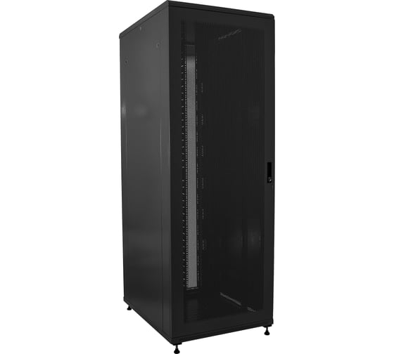 Шкаф 19 дюймов телекоммуникационный W&T 42U СЕРВЕРНЫЙ 800x1200 ЧЁРНЫЙ D4280120BWTWOF 1