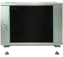 Шкаф 19 телекоммуникационный W&T 9U НАПОЛЬНЫЙ СЕРЫЙ C096080GWTWOF