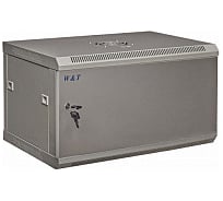 Шкаф 19 телекоммуникационный W&T 9U СЕРВЕРНЫЙ НАСТЕННЫЙ СЕРЫЙ M096050GWTWOF
