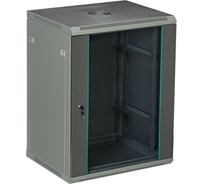 Шкаф 19 дюймов телекоммуникационный W&T 18U 600x450 СЕРЫЙ C186045GWTWOF