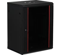 Шкаф 19 дюймов телекоммуникационный W&T 18U 600x450 ЧЕРНЫЙ C186045BWTWOF