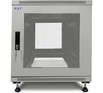 Шкаф 19 дюймов телекоммуникационный W&T 12U СЕРВЕРНЫЙ 600x800ММ НАПОЛЬНЫЙ СЕРЫЙ D126080GWTWOF