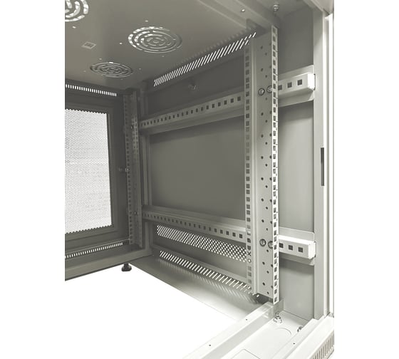 Шкаф 19 дюймов телекоммуникационный W&T 12U СЕРВЕРНЫЙ 600x800ММ НАПОЛЬНЫЙ СЕРЫЙ D126080GWTWOF