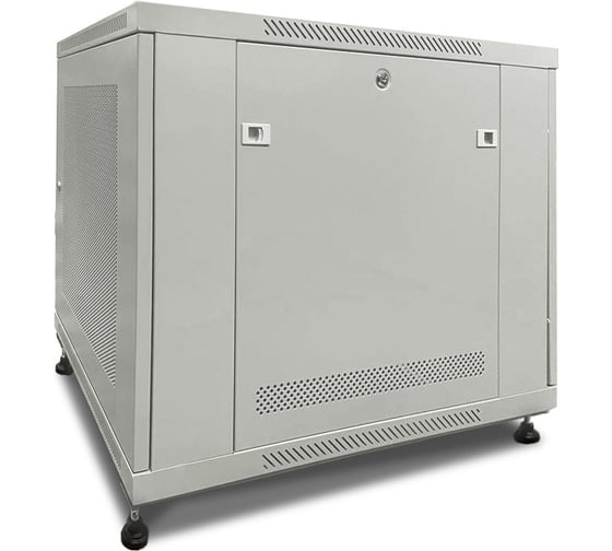 Шкаф 19 дюймов телекоммуникационный W&T 12U СЕРВЕРНЫЙ 600x800ММ НАПОЛЬНЫЙ СЕРЫЙ D126080GWTWOF