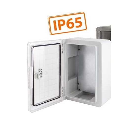 Навесной бокс TDM ELECTRIC пластиковый ЩМП-0-1, крышка, ABS, IP65, -45 до +75 С, 300x200x130 SQ0933-0201