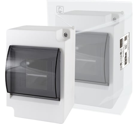 Бокс TDM ELECTRIC КМПн-2/4 для наружной установки с полупрозрачной крышкой, IP30 НАРОДНЫЙ SQ0907-0602