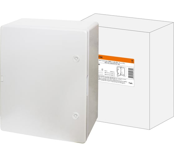 Навесной бокс TDM пластиковый ЩМП-0-3, ABS, IP65, -45 до +75 С, 400x300x170 SQ0932-0103 1