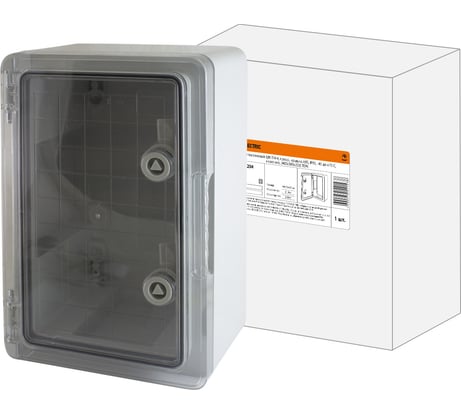 Навесной бокс TDM ELECTRIC пластиковый ЩМП-0-4, крышка ABS, IP65, -45 до +75 С, 400x300x220 SQ0933-0204