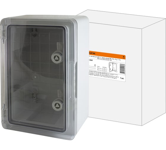 Навесной бокс TDM пластиковый ЩМП-0-7, крышка ABS, IP65, -45 до +75 С, 600x400x200 SQ0933-0207 1