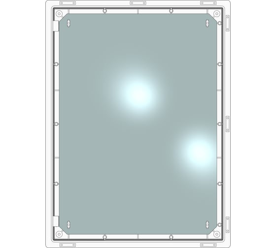 Корпус композитный Энергопласт (полиэстер) ЭПШП (Н) 60x80x22 (), IP65 Т608022-01