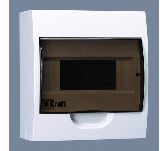 Модульный пластиковый корпус DEKraft ЩРН-П-8 IP41 31010DEK 1