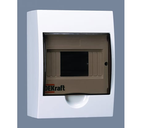 Модульный пластиковый корпус DEKraft ЩРН-П-6 IP41 31009DEK