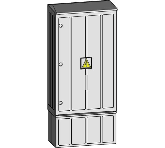 Корпус Энергопласт композитный (полиэстер) ЭПШП (Ф) 45x105x30, с фундаментом напольным Б4510530-01ФЦД.1