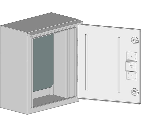 Корпус Энергопласт композитный (стеклопластик) ЭПШП (Н) 60x70x32, IP65 СП607032-01