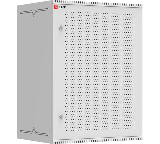 Телекоммуникационный настенный шкаф EKF 15U 600х550 перфорированный, Astra серия PROxima ITB15P550
