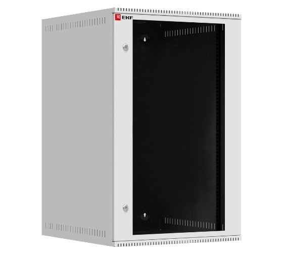 Телекоммуникационный настенный шкаф EKF 18U 600х550 стекло, Astra серия, PROxima ITB18G550