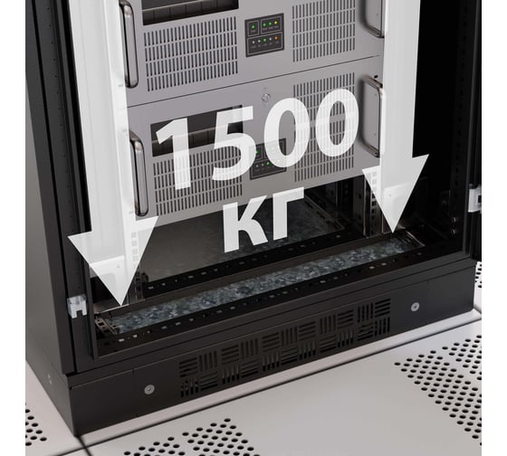 Разобранный напольный шкаф DKC 19 IT CQE 42U 800x2000x1200, двери перфорированная перфорированная, RAL9005 1 шт R5IT4282PFB