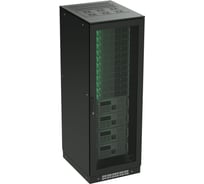 Разобранный напольный шкаф DKC 19 IT CQE 47U 800x2200x1000, двери перфорированная перфорированная, RAL9005 1 шт R5IT4781PFB