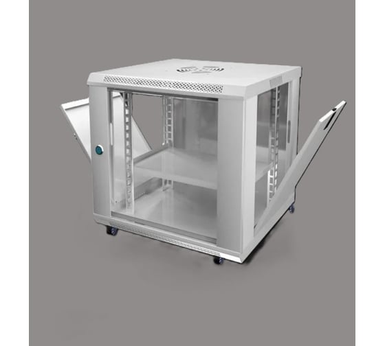 Шкаф телекоммуникационный КОМПАНИЯ ФОРТОН 12U 530x400x600 0.6мм Grey 12U530400600G 1