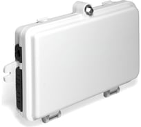 Настенный распределительный бокс LANMASTER на 4 волокна, наружной установки, IP65 LAN-FDB-FTTH04/OUT