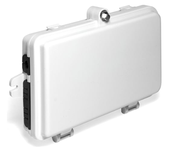 Настенный распределительный бокс LANMASTER на 4 волокна, наружной установки, IP65 LAN-FDB-FTTH04/OUT 1