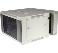 Настенный шкаф TWT серии Pro, 3-секционный, 12U 600x600, стеклянная дверь CBW3G-12U-6x6-GY